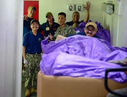 Pacific Partnership 2024-1: USNS Mercy Mail Onload