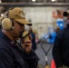 USS Ronald Reagan (CVN 76) Sailors move cargo