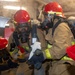 USS Ronald Reagan (CVN 76) conducts a joint damage control drill