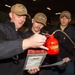 USS Ronald Reagan (CVN 76) Sailors perform planned maintenance and spot checks