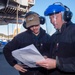 USS Ronald Reagan (CVN 76) Sailors perform planned maintenance and spot checks