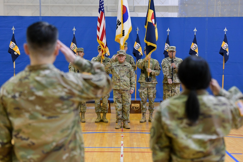 Korean Service Corps Battalion Holds Emotional Farewell for CSM Dunson