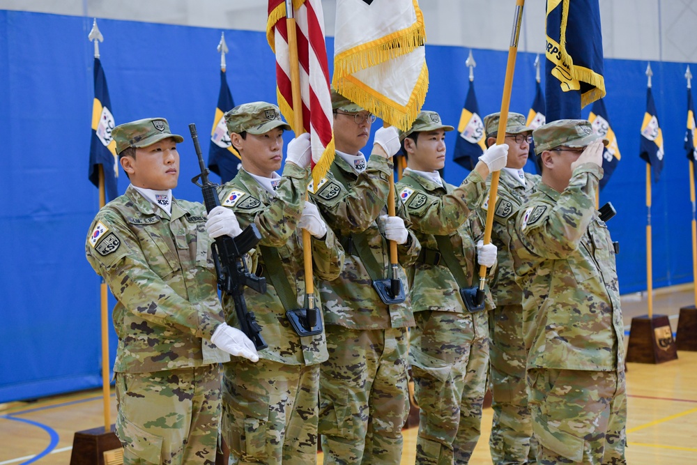 Korean Service Corps Battalion Holds Emotional Farewell for CSM Dunson