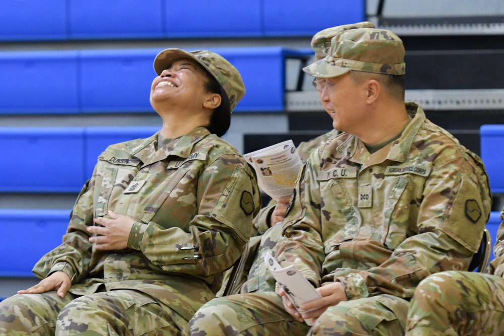 Korean Service Corps Battalion Holds Emotional Farewell for CSM Dunson