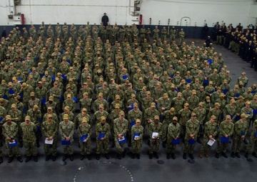 USS Ronald Reagan (CVN 76) frocks 410 Sailors