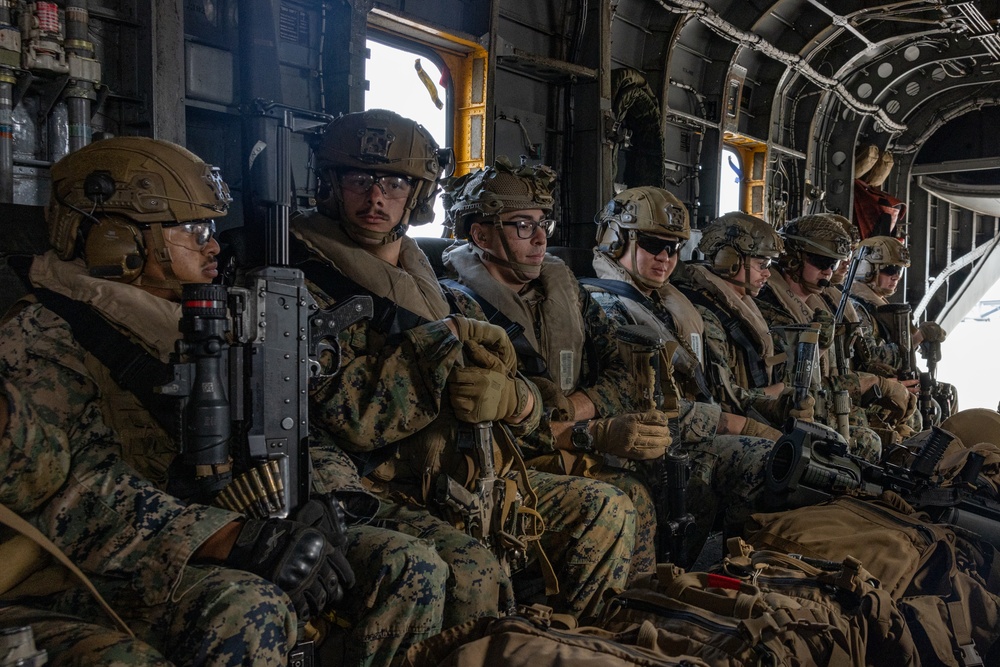 Battalion Landing Team 1/1’s Alpha Company conducts a Helicopter Raid Exercise