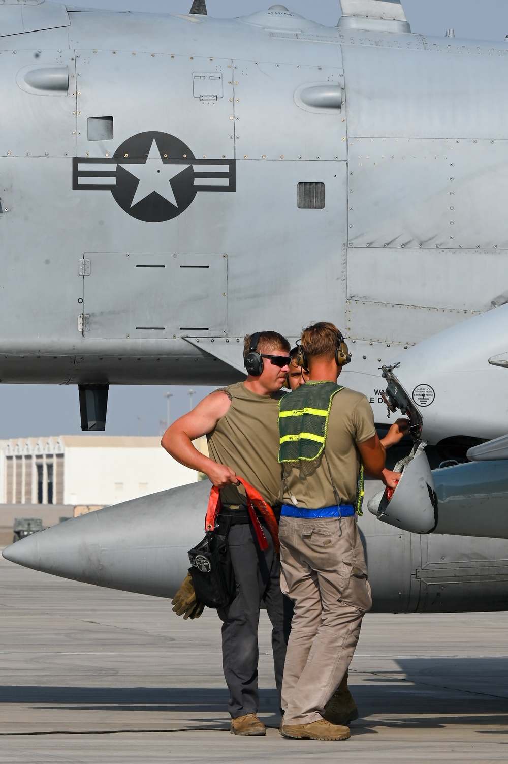 A-10 Thunderbolt II jets ready and postured