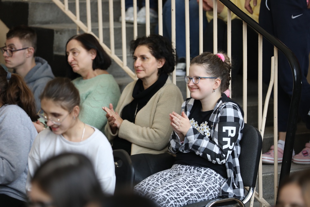 3rd Infantry Division Band performs for students at Krakow School for the Blind