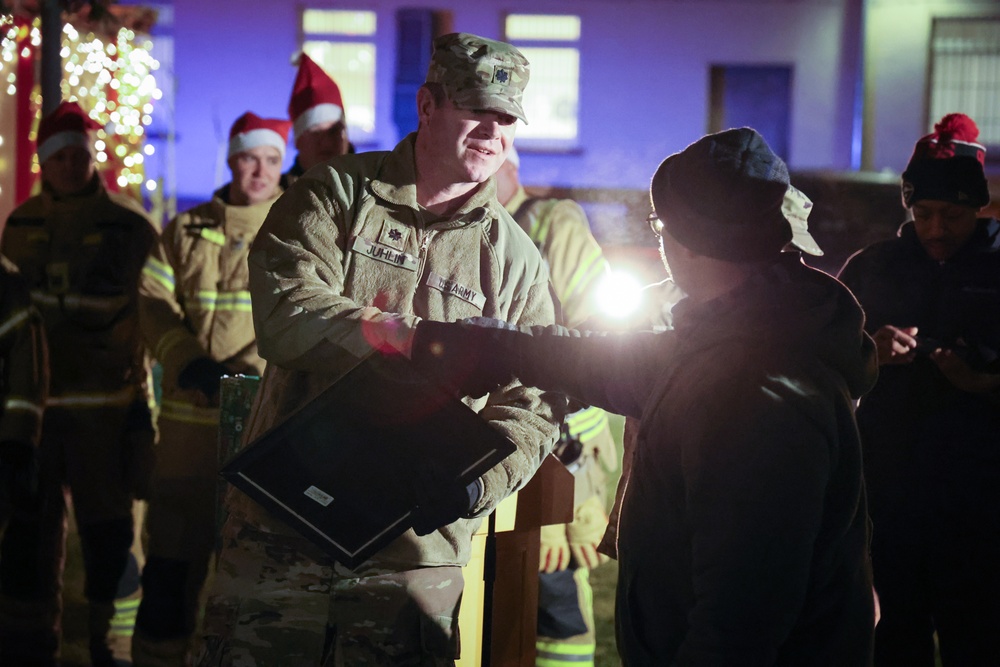 21st Theater Sustainment Command Tree Lighting Ceremony