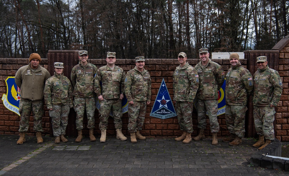 SPACEFOREUR-AF unveils new component patch at Ramstein AB