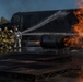 180FW Fire Protection Fights The Flames During Training Exercise