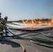 180FW Fire Protection Fights The Flames During Training Exercise
