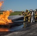 180FW Fire Protection Fights The Flames During Training Exercise
