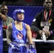 Pfc. Mariana Lopez of the U.S. Army World Class Athlete Program competes in the 2024 U.S. Olympic Trials for Boxing