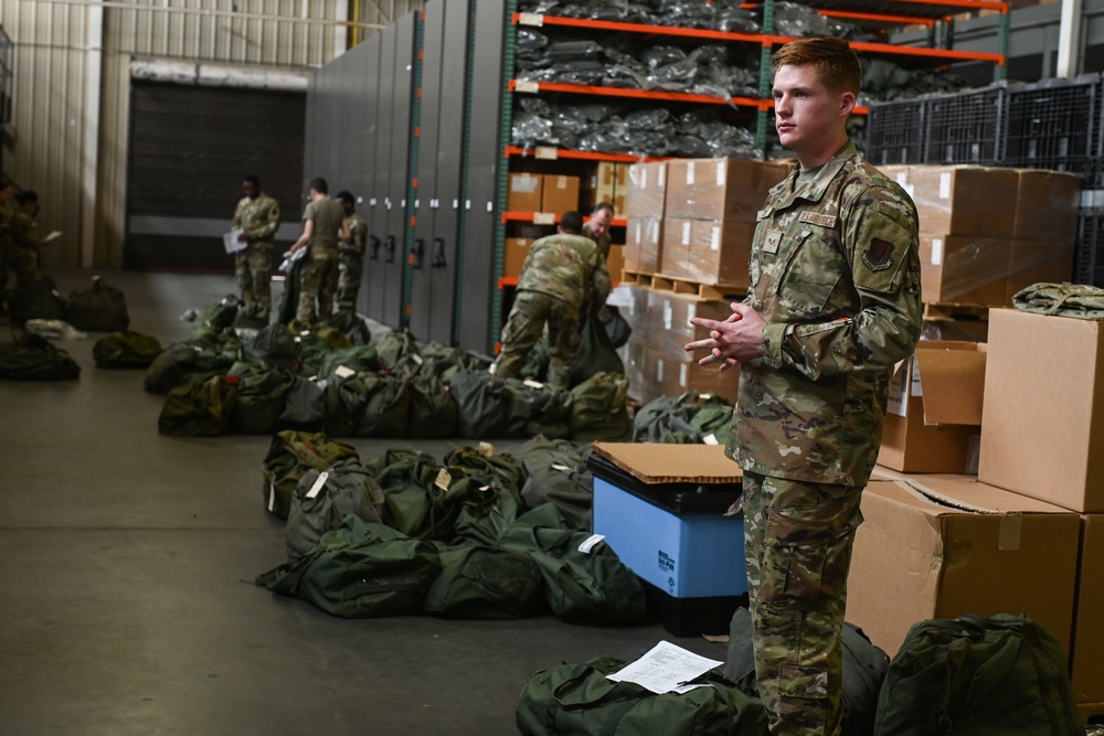 169th LRS distributes gear to Airmen for upcoming XAB deployment