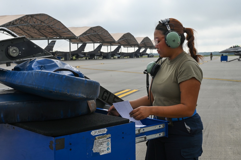 169th Fighter Wing conducts routine flying missions