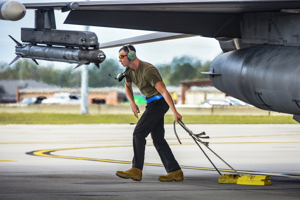 169th Fighter Wing conducts routine flying missions