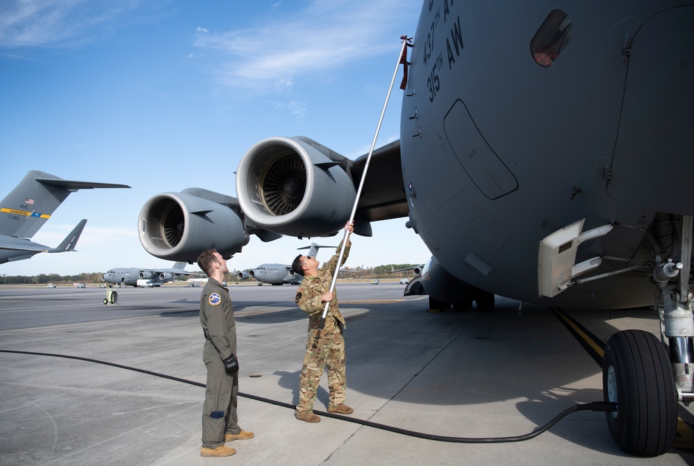437th Airlift Wing conducts mass training day