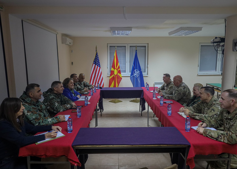 U.S. Ambassador to North Macedonia visits Krivolak Training Area during Brave Partner 23