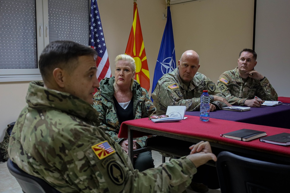 U.S. Ambassador to North Macedonia visits Krivolak Training Area during Brave Partner 23