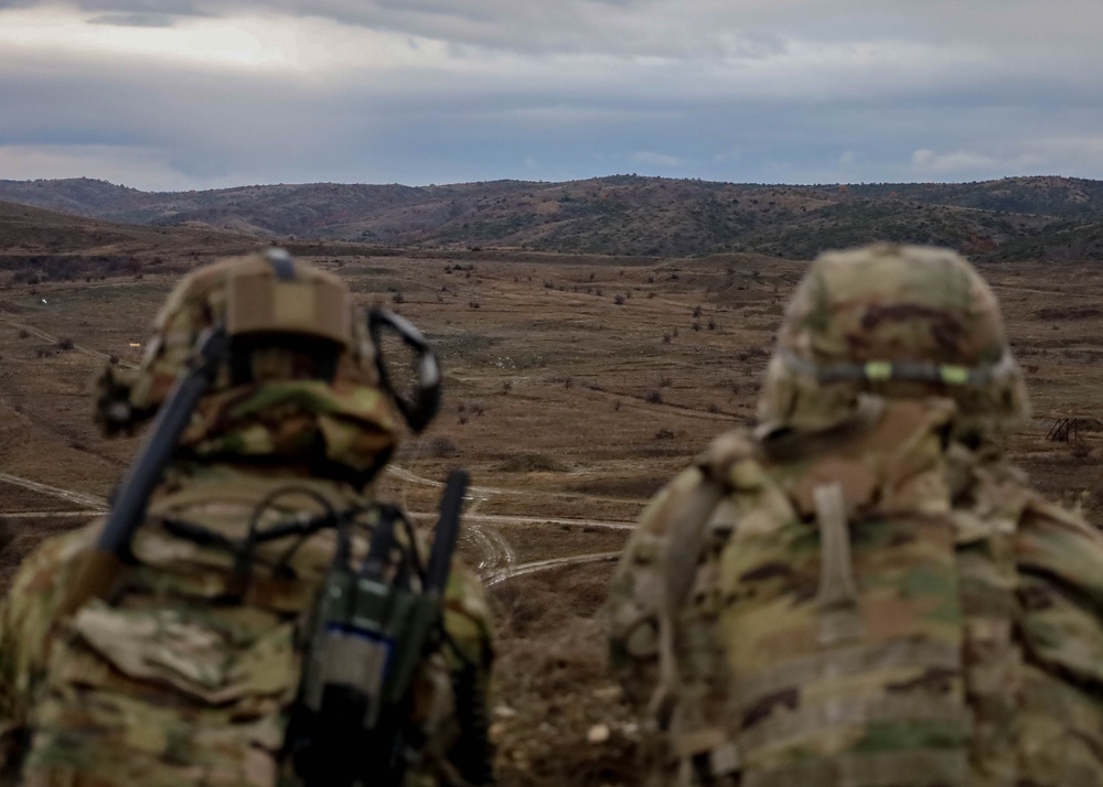 U.S. Army 2-2 Cavalry conducts Combat Patrol Exercise during Brave Partner 23