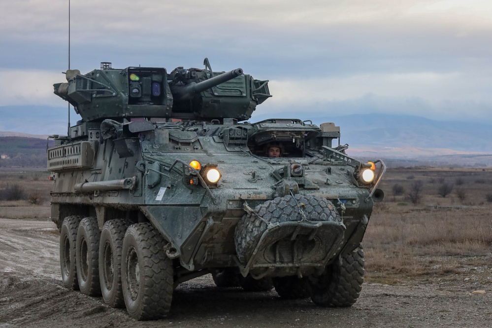 U.S. Army 2-2 Cavalry conducts Combat Patrol Exercise during Brave Partner 23