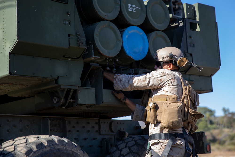Steel Knight 23.2: U.S. Marines process HIMARS fire missions