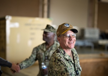 Rear Adm. Jason Lloyd Tours Mission Package Support Facility at Naval Surface Warfare Center, Port Hueneme Division