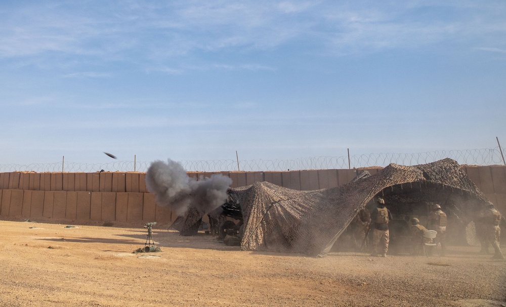 Task Force Redleg Artillery Live Fire Exercise