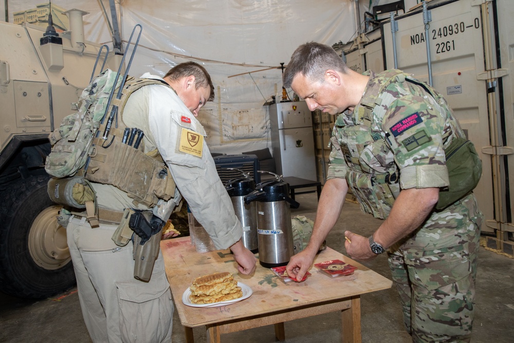 CJTF-OIR DCG Visits Norwegian Telemark Battalion