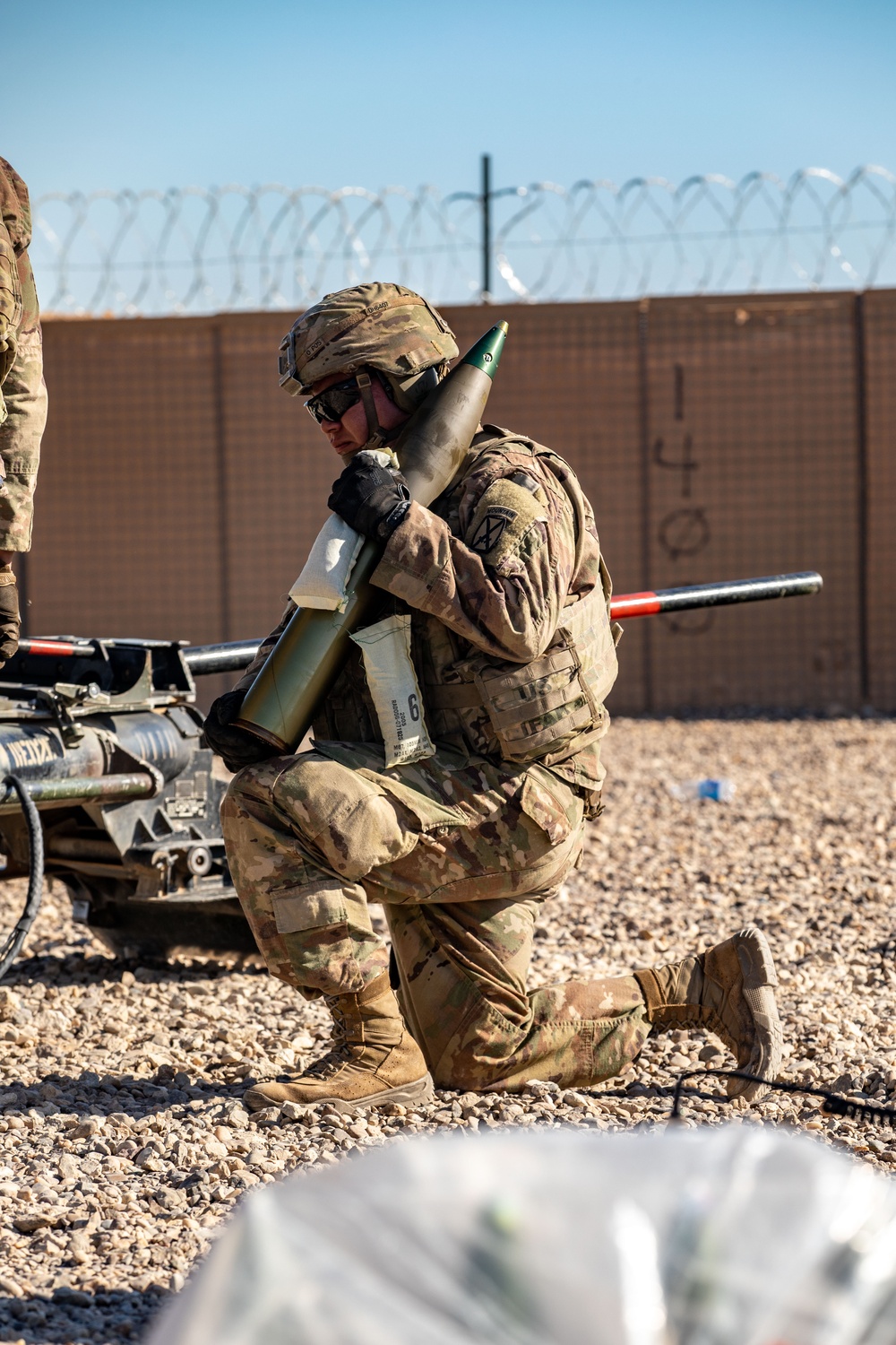 Task Force Redleg Artillery Live Fire Exercise