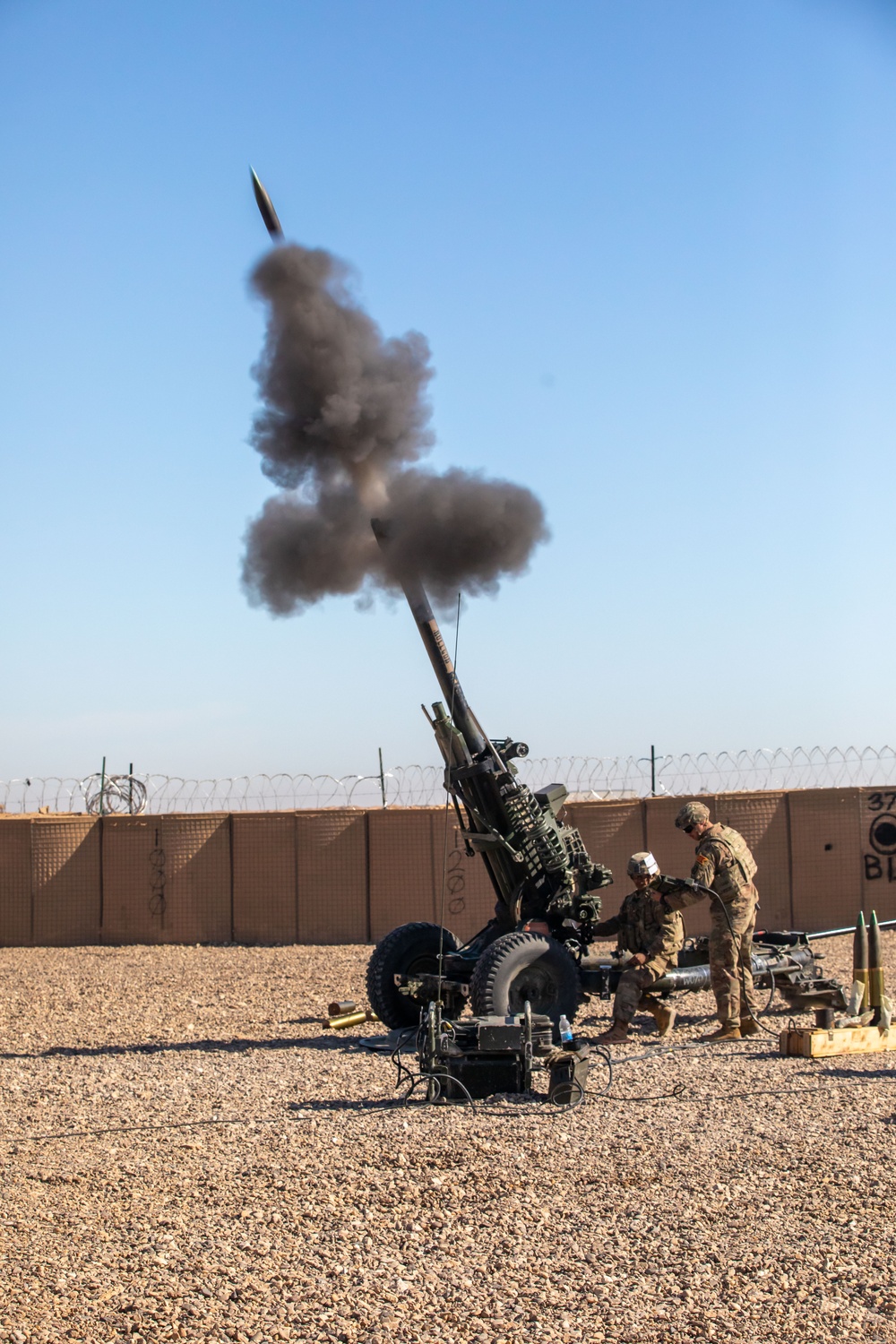 Task Force Redleg Artillery Live Fire Exercise