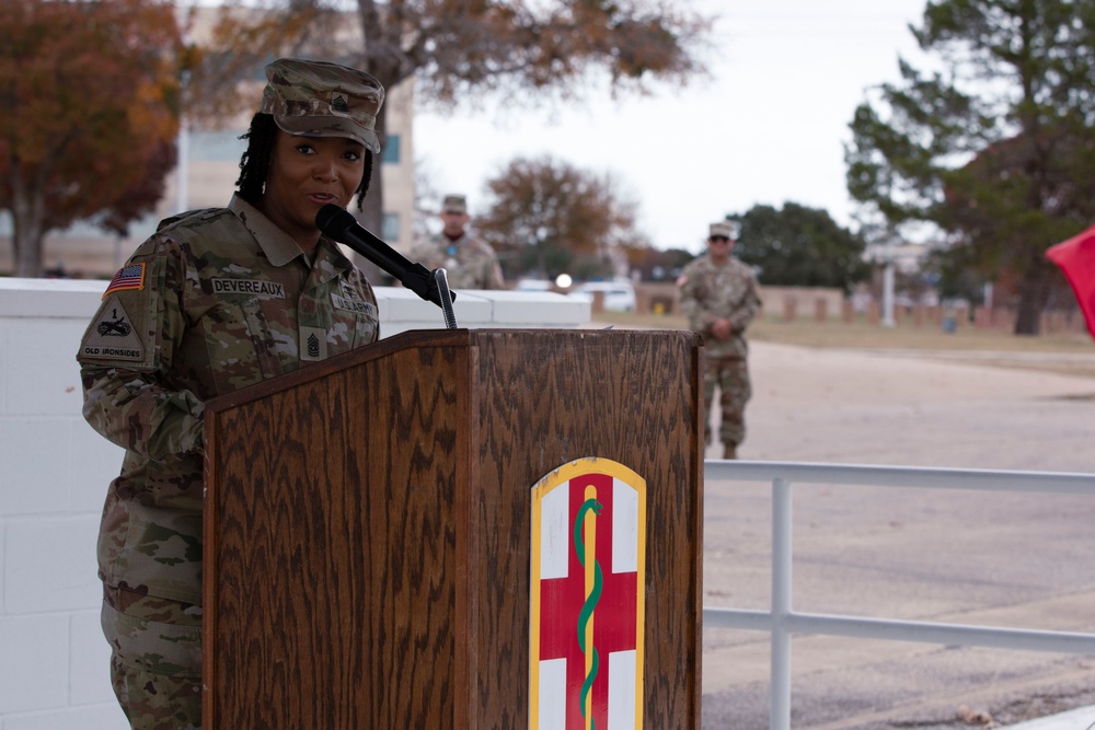 1st Medical Brigade Hosts a Change of Responsibility Ceremony