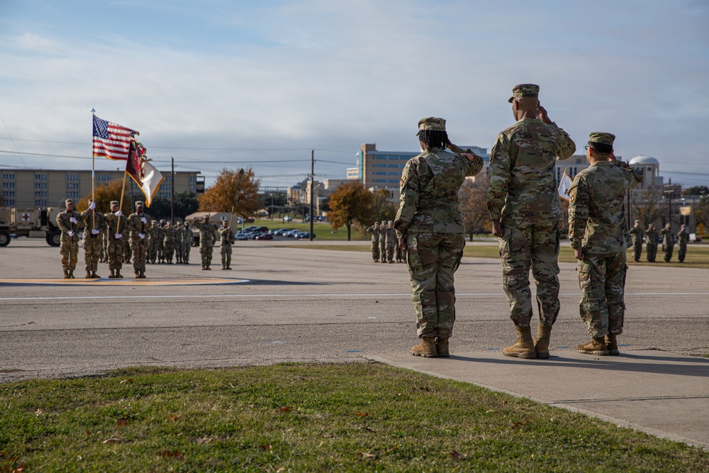 1st Medical Brigade Hosts a Change of Responsibility Ceremony