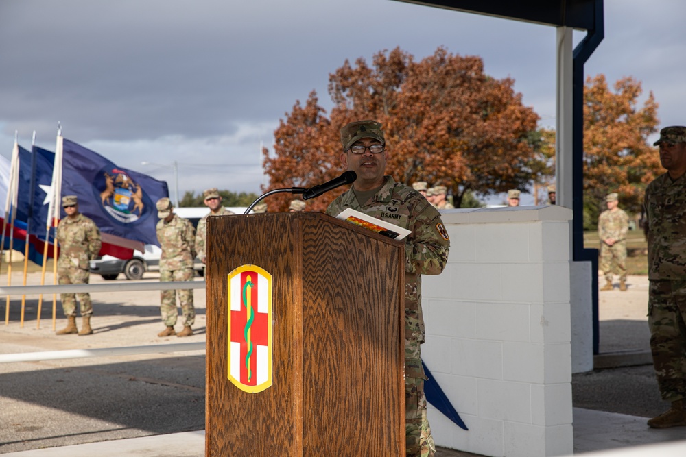 1st Medical Brigade Hosts a Change of Responsibility Ceremony