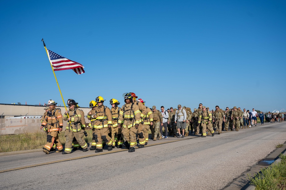 Ellsworth Firemen Lead 9/11 Memorial Ruck