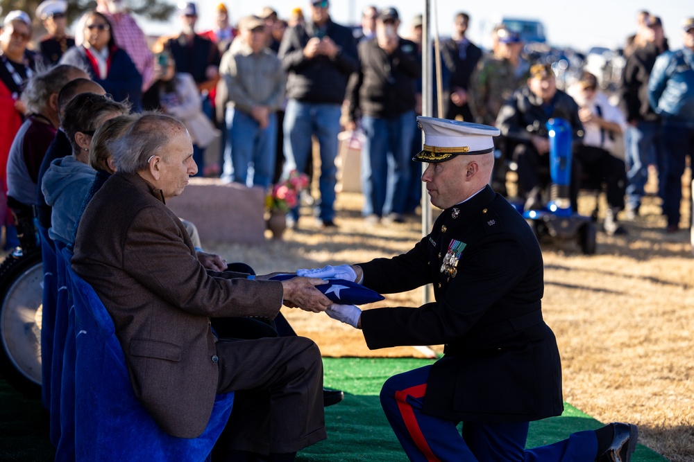 Marine returns home after 82 years