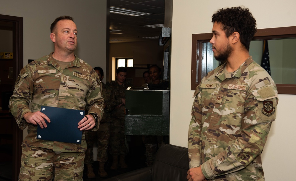 Travis promotes Airmen