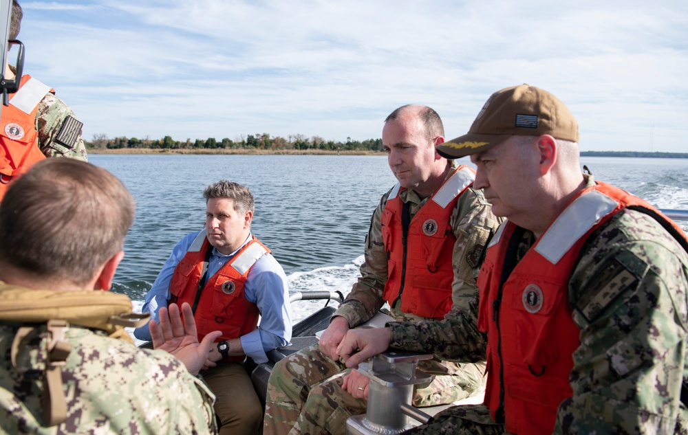 Assistant Secretary of the Navy visits Joint Base Charleston