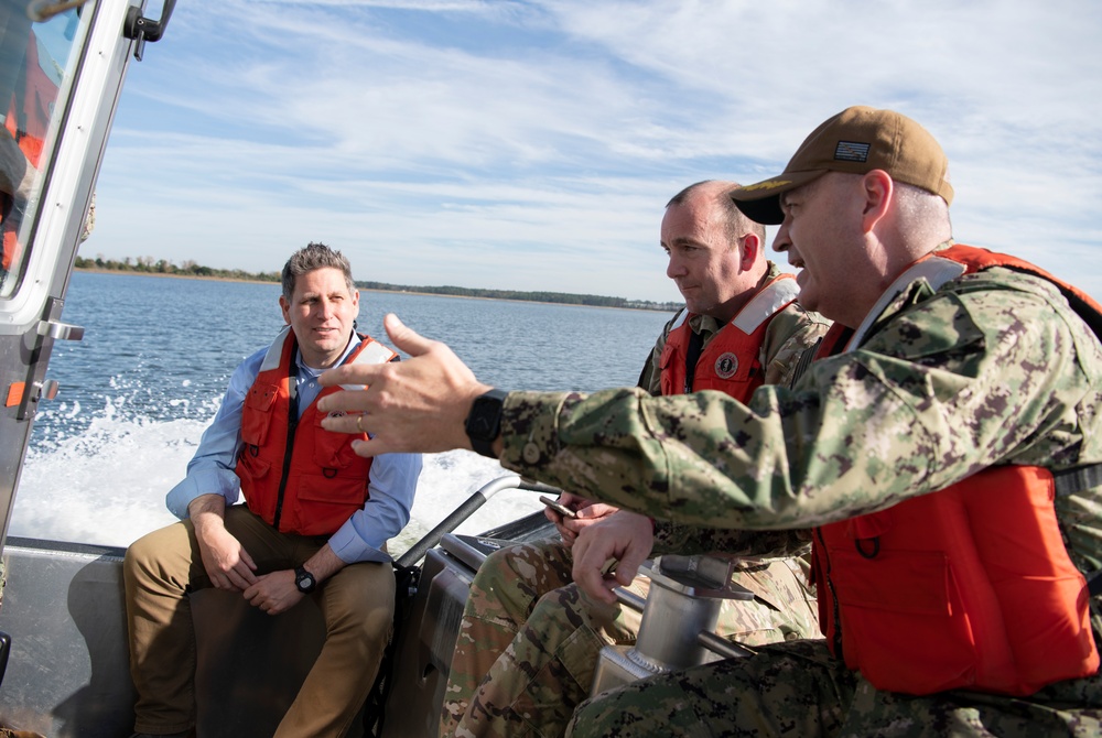 Assistant Secretary of the Navy visits Joint Base Charleston
