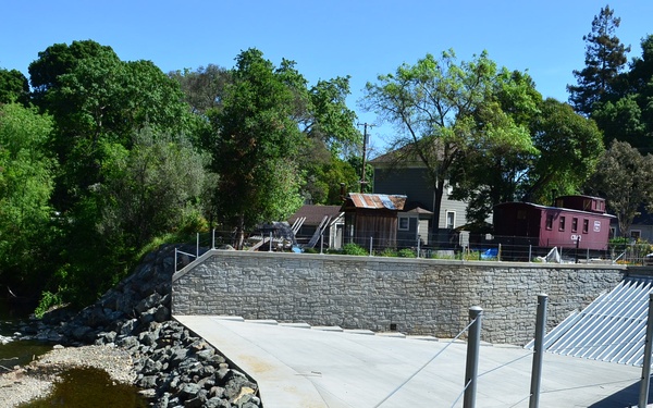 New pedestrian bridge last major phase of Corps’ Napa Creek project