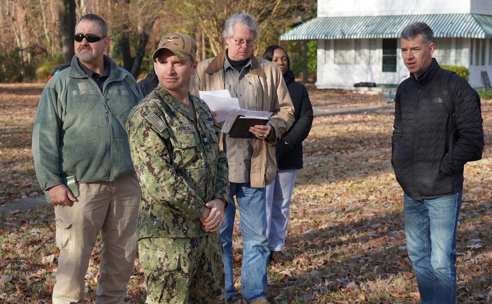 Cultural Resources site visit at NWS Yorktown