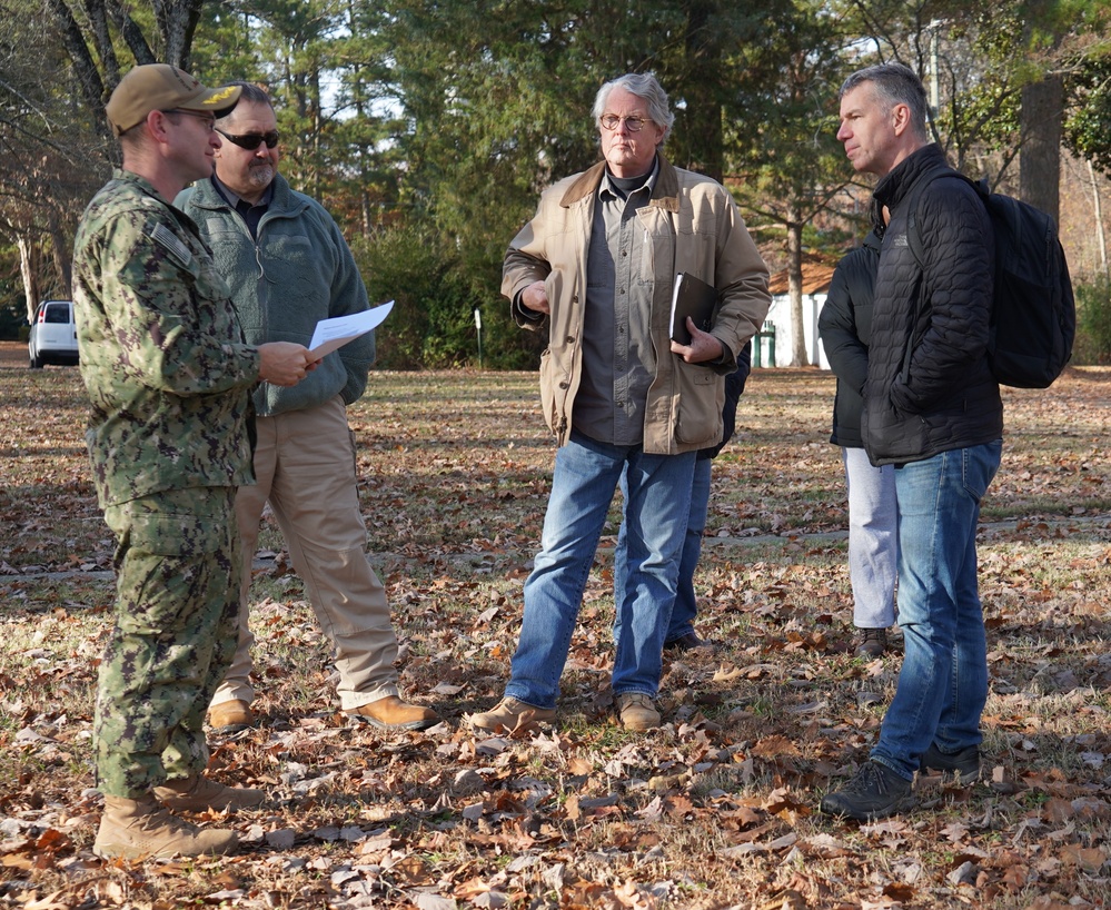 Cultural Resources site visit at NWS Yorktown