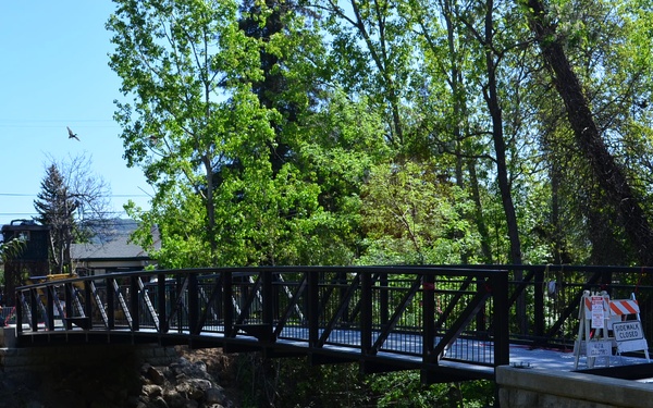 New pedestrian bridge last major phase of Corps’ Napa Creek project
