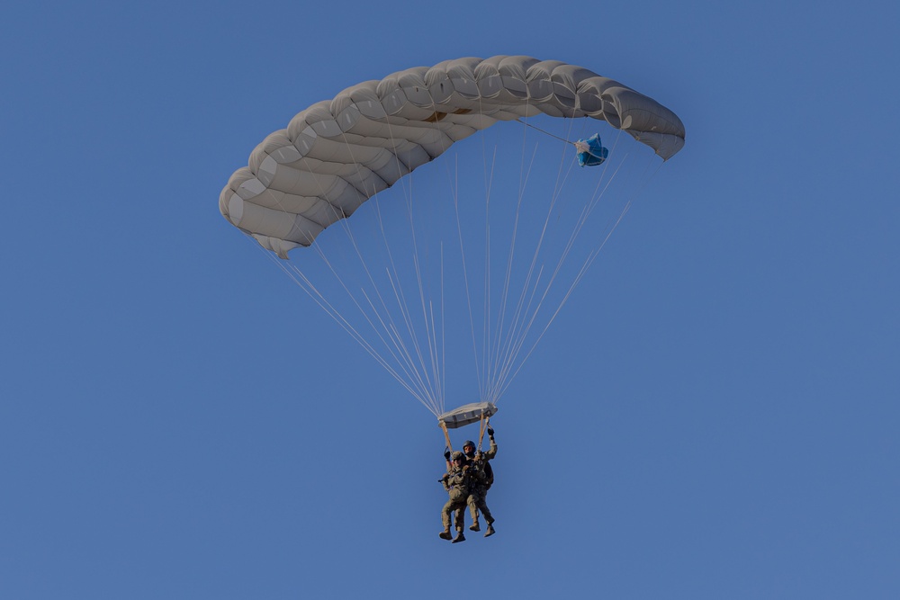 Steel Knight 23.2: U.S. Airmen conduct parachute operations training