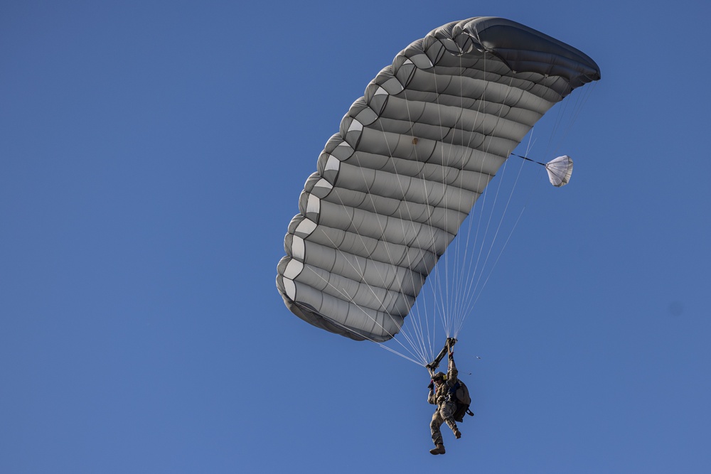Steel Knight 23.2: U.S. Airmen conduct parachute operations training