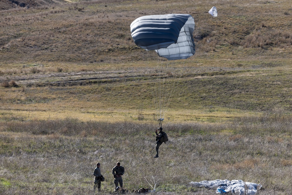 Steel Knight 23.2: U.S. Airmen conduct parachute operations training