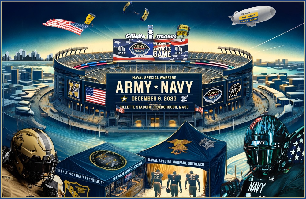 Naval Special Warfare Assessment Command Army Navy Game Digital Artwork