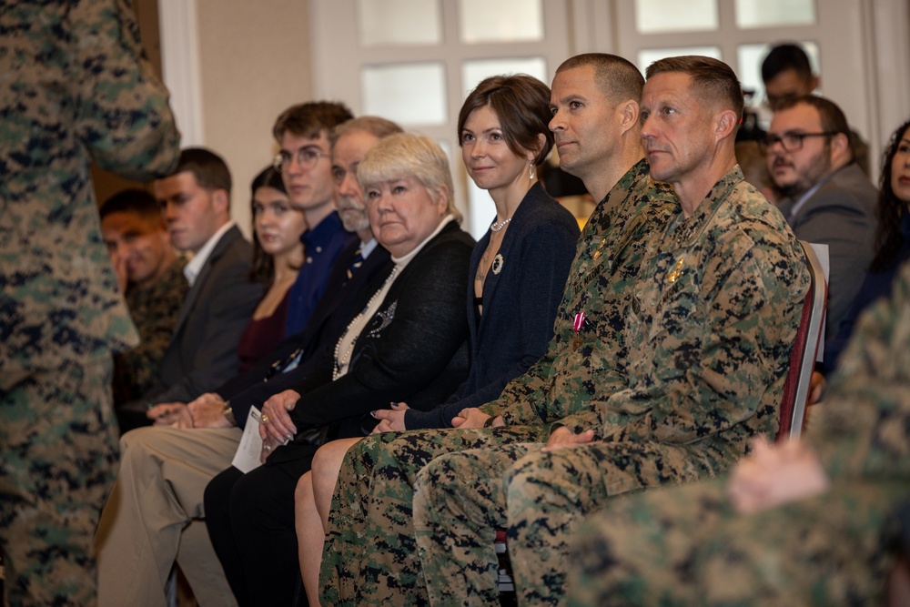 Quantico bids farewell to Sgt. Maj. Barry as Sgt. Maj. Brown assumes post