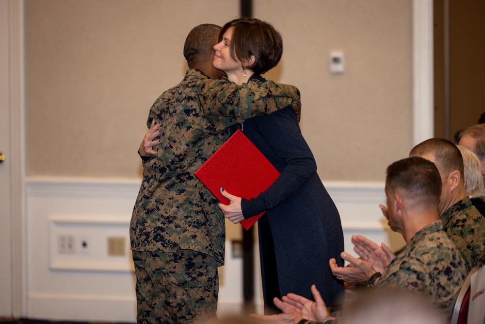 Quantico bids farewell to Sgt. Maj. Barry as Sgt. Maj. Brown assumes post